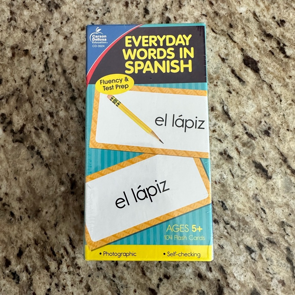 Everyday Words in Spanish Flash Cards